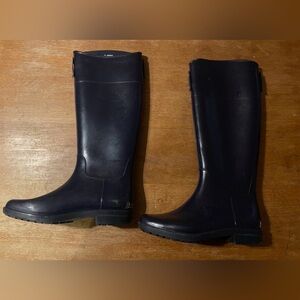 Ralph Lauren Navy Rain Boots